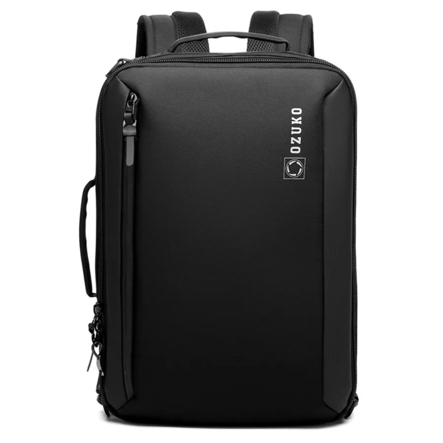 【New style】OZUKO business backpack backpack backpack computer bag men's portable portable college student commuting waterproof
