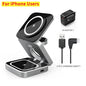 Foldable Magnetic Wireless Charger Stand Magnet Fast Charging Station For Samsung S25 S24 iPhone 16 For Galaxy Watch 8 7 Airpods