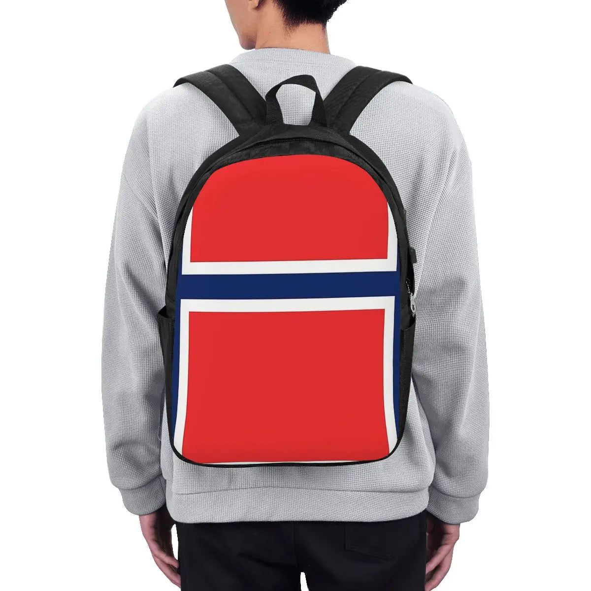 Norway Flag Backpack Travel Notebook Bag Computer College Student School Bag Laptop Shoulder Bags for Men Women